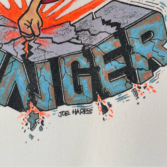 Vintage 1997 Hungerthon Underdog graphic fruit of a loop Heavy Cotton sweatshirt - Picture 3 of 11